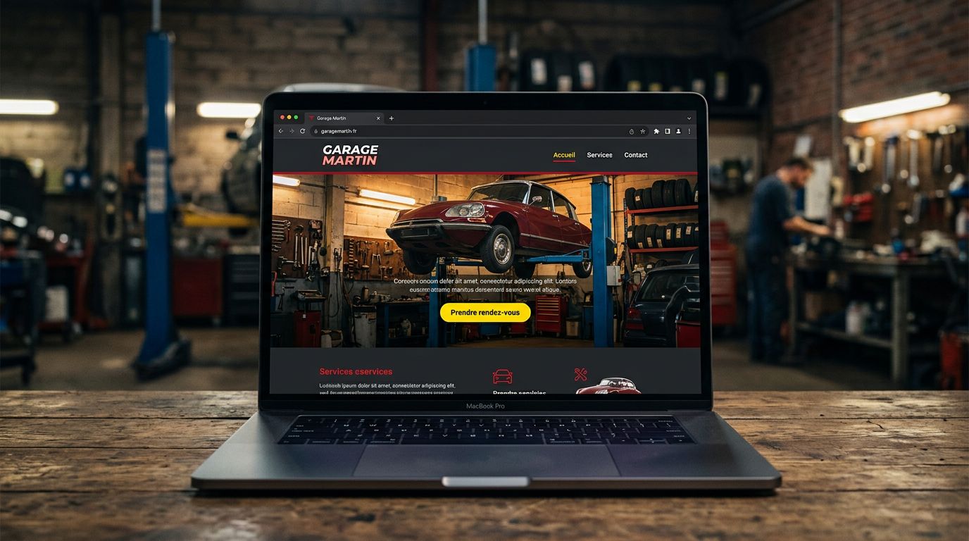 Exemple de site — Garage Martin